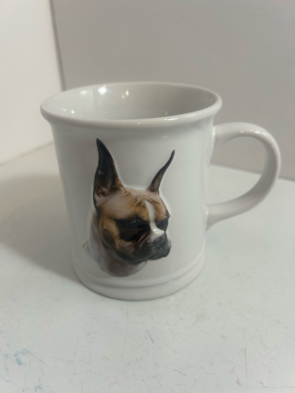 XPRES‎ best friend originals 3D boxer dog portrait on white ceramic coffee mug